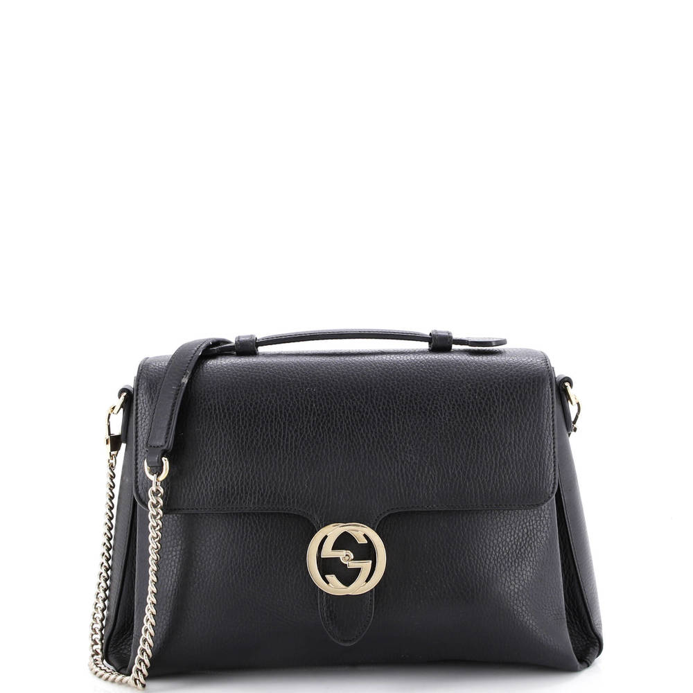 Gucci Medium Interlocking Top Handle Bag Leather - image 1